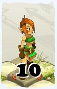 Un personnage du jeu Dofus, Crâ-Air, au niveau 10