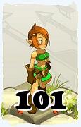 Un personnage du jeu Dofus, Sadida-Air, au niveau 101