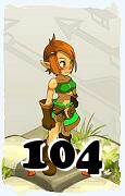 A Dofus character, Feca-Air, by level 104