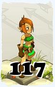 A Dofus character, Cra-Air, by level 117