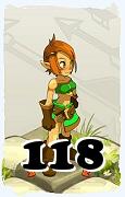 Un personaggio del gioco Dofus, Ocra-Aria, al livello 118