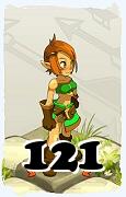 Un personnage du jeu Dofus, Crâ-Air, au niveau 121