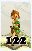 Un personaggio del gioco Dofus, Sadida-Aria, al livello 122