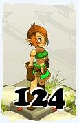 A Dofus character, Cra-Air, by level 124