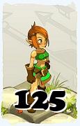 Un personaje del juego Dofus, Ocra-Aire, de nivel 125