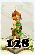 Un personaje del juego Dofus, Zurcarák-Aire, de nivel 128