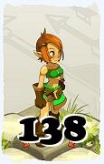 Un personaje del juego Dofus, Ocra-Aire, de nivel 138