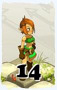 Un personnage du jeu Dofus, Crâ-Air, au niveau 14