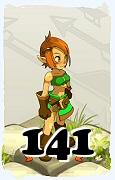 Un personaggio del gioco Dofus, Ocra-Aria, al livello 141