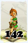 A Dofus character, Cra-Air, by level 142