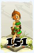 Un personaggio del gioco Dofus, Osamodas-Aria, al livello 151