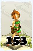 A Dofus character, Cra-Air, by level 153