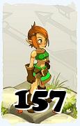 Un personaje del juego Dofus, Ocra-Aire, de nivel 157