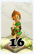 Un personnage du jeu Dofus, Crâ-Air, au niveau 16