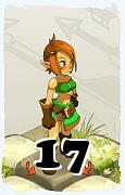 Um personagem do jogo Dofus, Cra-Ar, de nivel 17