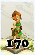 Um personagem do jogo Dofus, Cra-Ar, de nivel 170