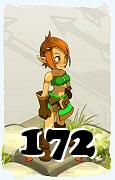 Um personagem do jogo Dofus, Zobal-Ar, de nivel 172