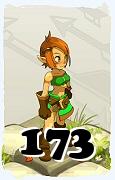 Um personagem do jogo Dofus, Cra-Ar, de nivel 173