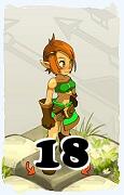 Un personnage du jeu Dofus, Crâ-Air, au niveau 18