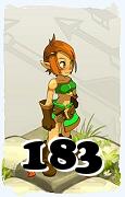 Un personnage du jeu Dofus, Ecaflip-Air, au niveau 183