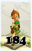 Um personagem do jogo Dofus, Cra-Ar, de nivel 184