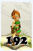 Un personaggio del gioco Dofus, Ocra-Aria, al livello 192