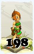 Un personnage du jeu Dofus, Crâ-Air, au niveau 198