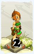 Un personnage du jeu Dofus, Crâ-Air, au niveau 2