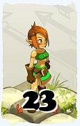 A Dofus character, Ecaflip-Air, by level 23