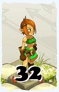 Un personnage du jeu Dofus, Crâ-Air, au niveau 32