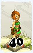 Un personnage du jeu Dofus, Crâ-Air, au niveau 40