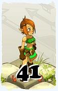 A Dofus character, Ecaflip-Air, by level 41