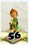 A Dofus character, Sacrier-Air, by level 56