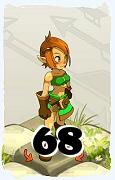 Un personaje del juego Dofus, Ocra-Aire, de nivel 68