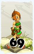 Um personagem do jogo Dofus, Sadida-Ar, de nivel 69