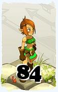 Um personagem do jogo Dofus, Cra-Ar, de nivel 84