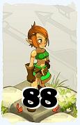 Um personagem do jogo Dofus, Cra-Ar, de nivel 88