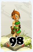 Un personaggio del gioco Dofus, Aniripsa-Aria, al livello 98