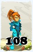 Um personagem do jogo Dofus, Cra-Ar, de nivel 108