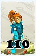 Um personagem do jogo Dofus, Cra-Ar, de nivel 110