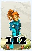 Un personnage du jeu Dofus, Crâ-Air, au niveau 112