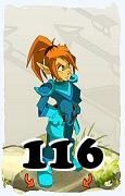 A Dofus character, Cra-Air, by level 116