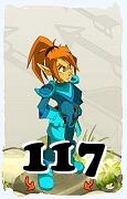 A Dofus character, Cra-Air, by level 117