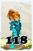 Un personnage du jeu Dofus, Crâ-Air, au niveau 118