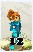 Um personagem do jogo Dofus, Cra-Ar, de nivel 12