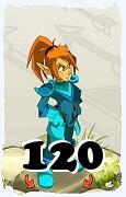 Um personagem do jogo Dofus, Cra-Ar, de nivel 120