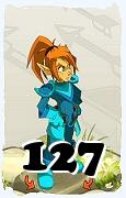 Um personagem do jogo Dofus, Cra-Ar, de nivel 127