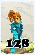 Um personagem do jogo Dofus, Cra-Ar, de nivel 128