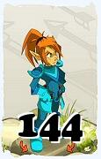 Um personagem do jogo Dofus, Cra-Ar, de nivel 144