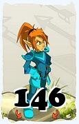 Um personagem do jogo Dofus, Cra-Ar, de nivel 146